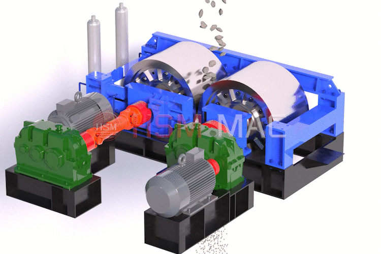Working Principle of Double Roll Crusher