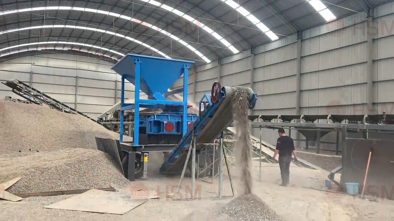 mobile rock crusher